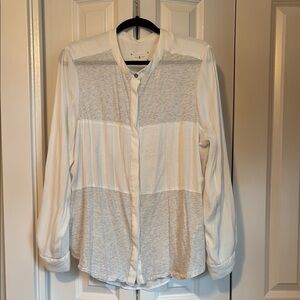 Lou & Grey Button-Up Blouse